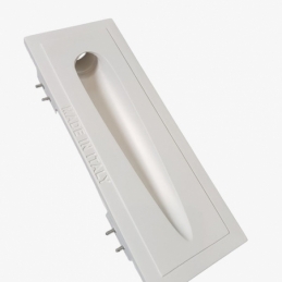 faretto segnapasso in gesso ceramico verniciabile rettangolare csf370