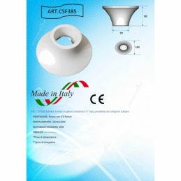 faretto a soffitto in gesso ceramico conico csf385