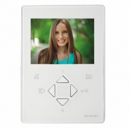 videocitofono monofamiliare a colori farfisa 2 fili cablaggio facile zh1252aglew