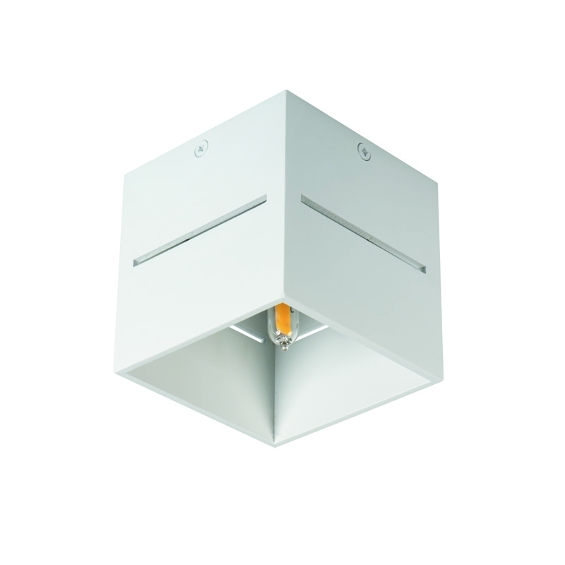 cubo luce diretta led g9 bianco metallo kanlux 27025 asil