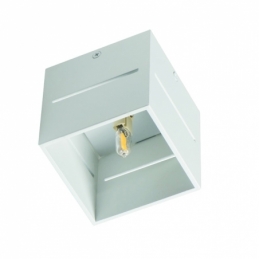cubo luce diretta led g9 bianco metallo kanlux 27025 asil