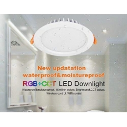 Plafoniera da Incasso 15W RGB+CCT IP54 Faretto LED Milight FUT069 2389