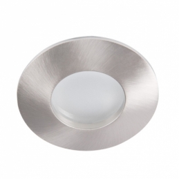 porta faretto stagno da soffitto satinato grigio per led GU10 MR16