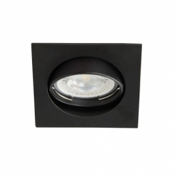 Kanlux Porta Faretto Incasso Quadrato Orietabile Nero Opaco NAVI CTX-DT10-B 25991
