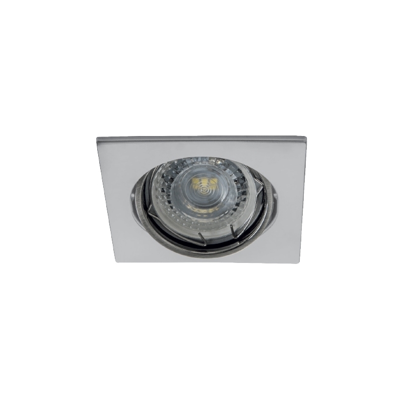 portafaretto da incasso quadrato grigio satinato orientabile kanlux 26734