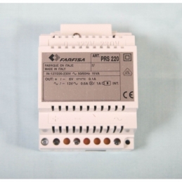 farfisa prs220 alimentatore citofonico 15va per impianti 4+1 citofonici