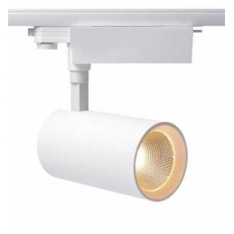 faretto binario trifase lk 30w bianco 3000k luce calda 3000