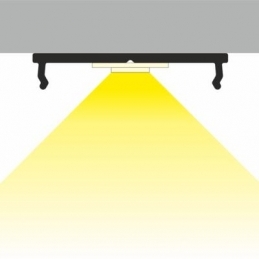 profilo in alluminio anodizzato fix12  2 metri senza cover 2656