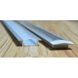 profilo in alluminio da incasso cc31 2 metri cover opaca 2108