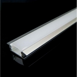 profilo in alluminio da incasso cc31 2 metri cover opaca 2108