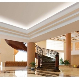 profilo in alluminio angolare 1616 curvato 2 metri cover opaca 2160