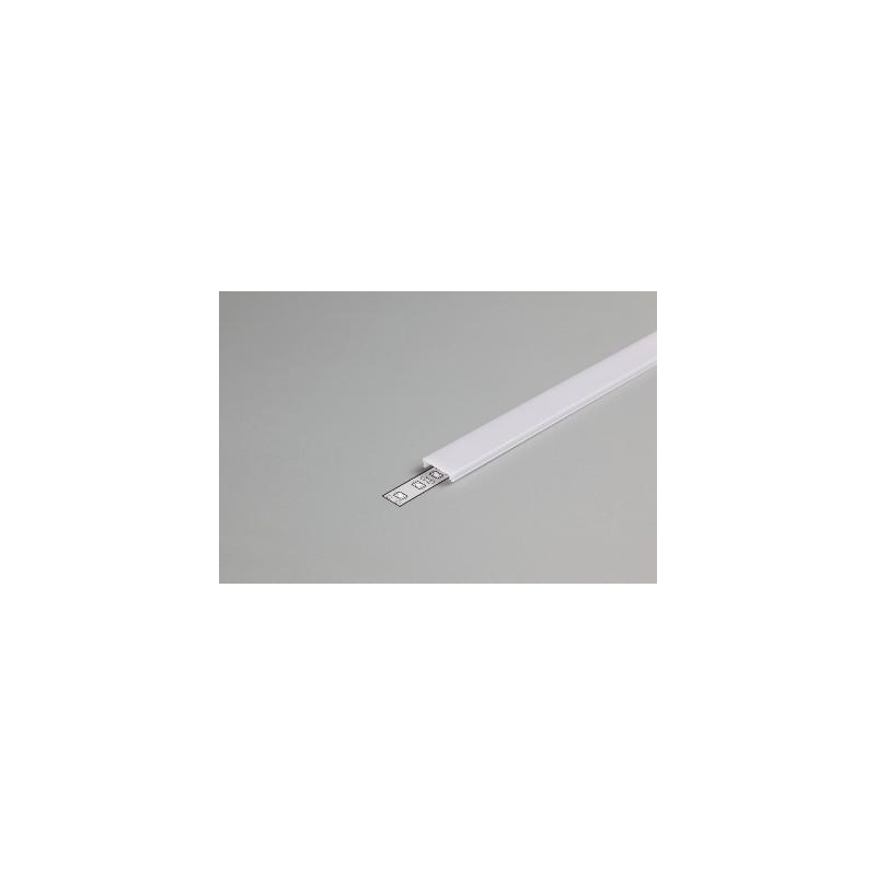 profilo in alluminio walle12 bcd 1 metro bianco cover opaco 3367