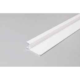 profilo in alluminio walle12 bcd 1 metro bianco cover opaco 3367
