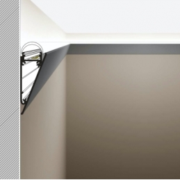 profilo in alluminio walle12 bcd 1 metro bianco cover opaco 3367