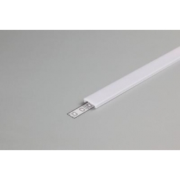 profilo in alluminio walle12 bcd 2 metri bianco cover opaco 3339