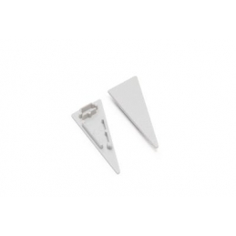 profilo in alluminio walle12 bcd 2 metri bianco cover opaco 3339