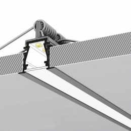 profilo in alluminio deep10 b/u anodizzato 1 metro opaco 5853