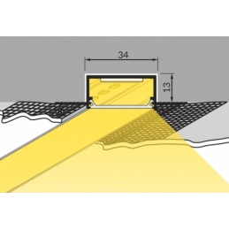 profilo in alluminio vario30-04 c9 anodizzato 2metri opaco 2944