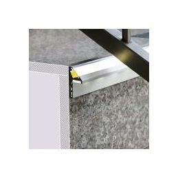 profilo in alluminio step10 c anodizzato 2metri scala opaco 5860