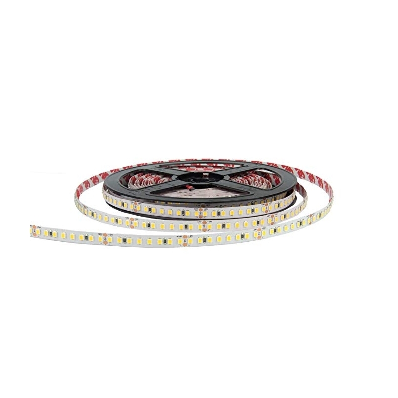 strip led 400 smd 2835 h.e. 30w  ra80  24v  ip20  6000k luce fredda  2606