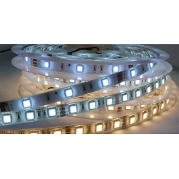 strip led 400 smd 2835 h.e. 30w  ra80  24v  ip20  6000k luce fredda  2606