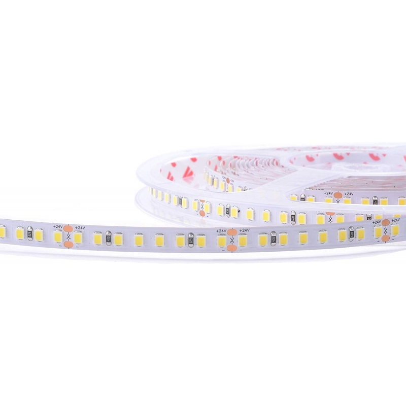 strip led 60w 800smd2835 h. e. ra80 150lm/w ip20 24v 4000k luce naturale 2580