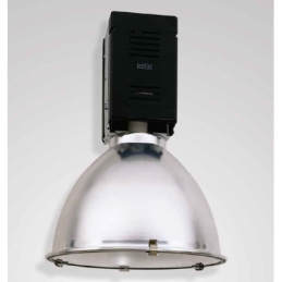 polar cappellone industriale a soffitto alluminio 400w sodio alta pressione piu lampada nordex nx5062