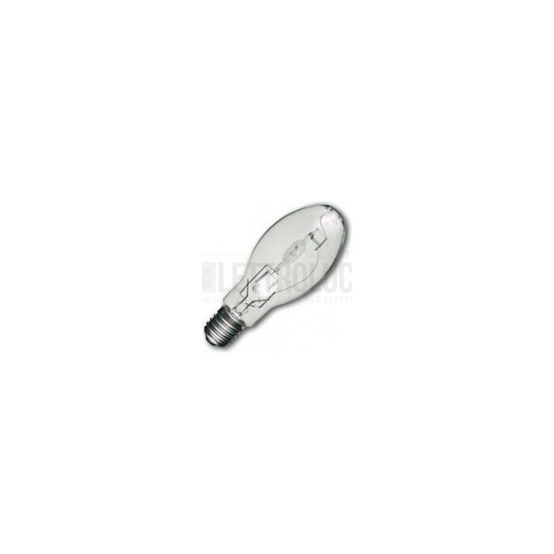 lampada ioduri metallici ellissoidale chiara 100w e27 3000k luce calda nordex nxl100143