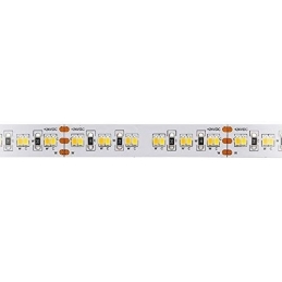 Strip led serie cct 90w luce variabile da 2700k a 6000k cri90 18w a metro  24v ip20 pcb 10mm bobina da 1200 smd 2216  2543