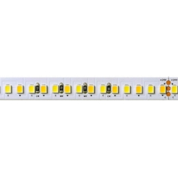 Ssrip led serie cct 140w luce variabile da 2700k a 6000k  cri80 24w al metro 24v ip20 pcb 10mm  960 smd 2835  3012