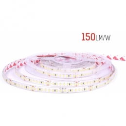 strip led serie h e 130w luce fredda striscia led ultra luminosa 23.9w al metro 24v ip20 pcb 10mm bobina da 800 smd 2835 2631