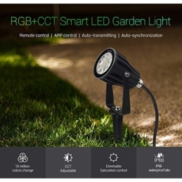 mi light futc04 faretto da giardino con picchetto led 6w  rgb+cct 2700k  6500k 220v ip66 3373