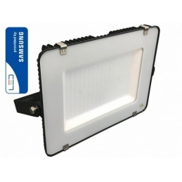 v tac faro led  smd vt 200 superslim chip samsung 200w ip65 luce fredda nero 6400k sku 419