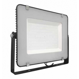 v tac faro led smd vt 200 superslim chip samsung 200w ip65 luce naturale nero 4000k sku 418