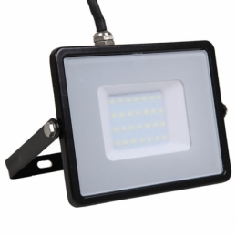 v tac faro led smd vt 30 ultrasottile chip samsung 30w ip65 luce naturale colore nero 3000k sku 401
