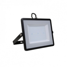 v tac faro led smd vt 100 ultrasottile chip samsung 100w ip65 luce calda colore nero 3000k sku 412