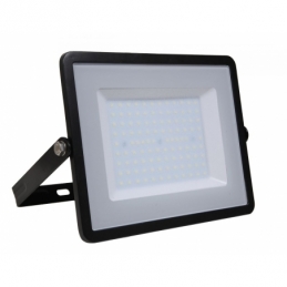 v tac faro led smd vt 100 ultrasottile chip samsung 100w ip65 luce freddo colore nero 6400k sku 414