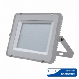 v tac faro led smd vt 200 superslim chip samsung 200w ip65 luce fredda grigio 6400k sku 485