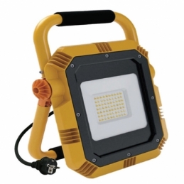 v tac vt 51 faro led smd 50w portatile con staffa e cavo di alimentazione schuko luce naturale sku 945