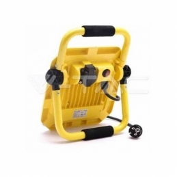 v tac vt 51 faro led smd 50w portatile con staffa e cavo di alimentazione schuko luce naturale sku 945