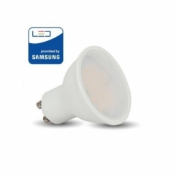 v tac vt 205 faretto spotlight led gu10 5w luce fredda 110° chip samsung sku 203