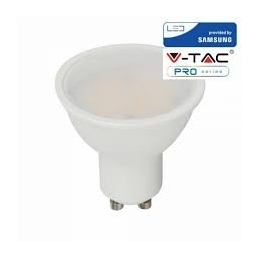 v tac pro vt 271 faretto spotlight led gu10 10w luce fredda 110° chip samsung sku 880