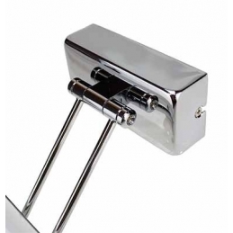 v tac vt 7009 lampada applique da specchio wall light cromata luce naturale 120° 600 lumen 8w sku 3900