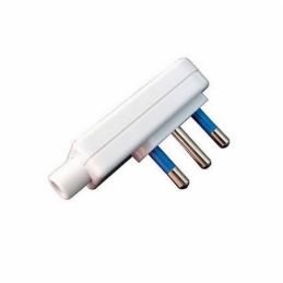 faeg 20515 spina piatta salvaspazio 10a 2p+t bianca fg20515