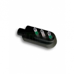 faeg 20616 spina piatta 2p+t 16a nera fg20616