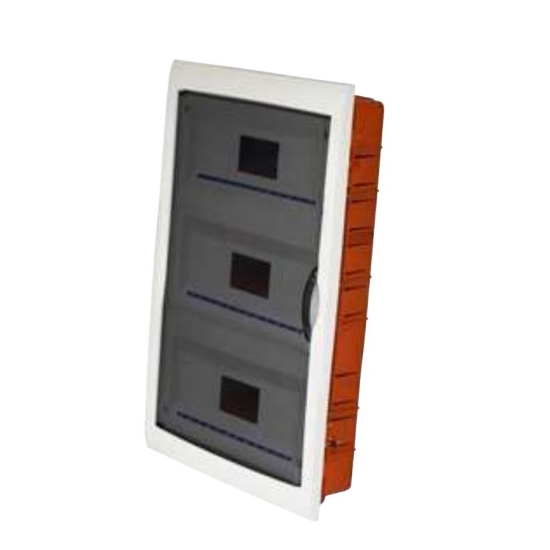 faeg 14354 centralino da incasso con portello 54 moduli bianca fg14354