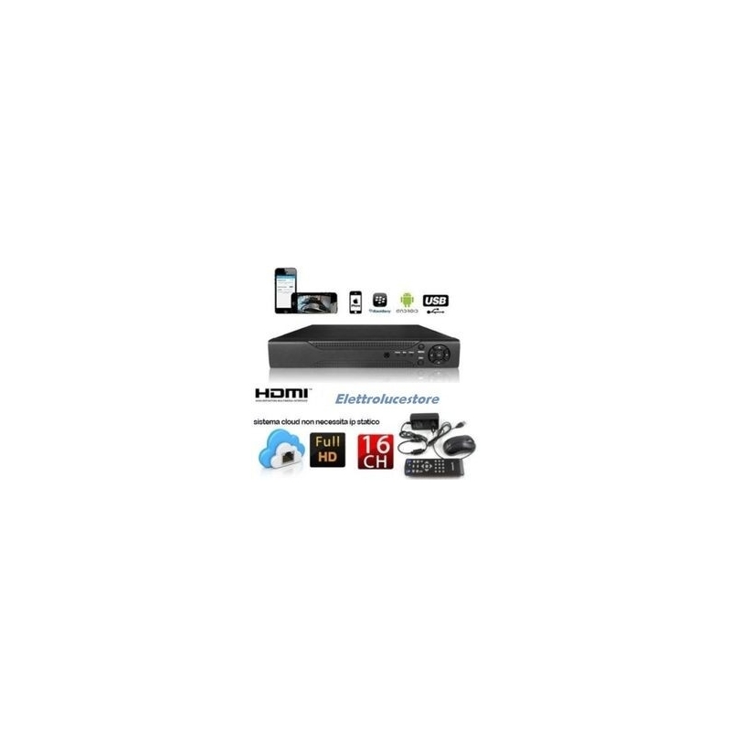 DVR 16 canali turbo ingressi video DW1 videosorveglianza full HD 1080p h264 registratore NUOVO