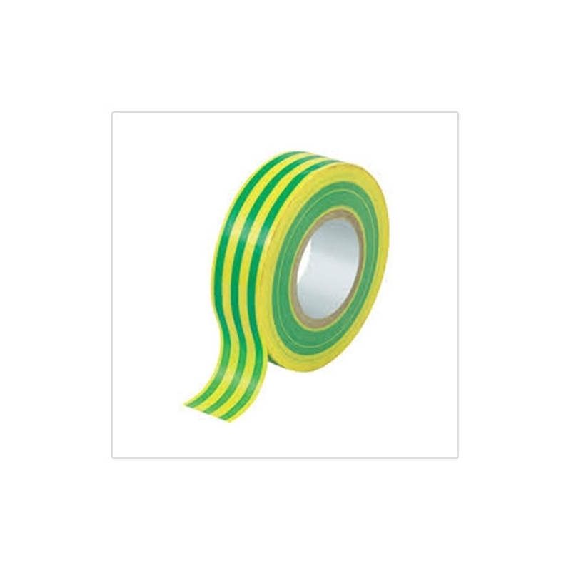 faeg 27191 nastro isolante  pvc  metri 25 x 19mm giallo verde fg 27191