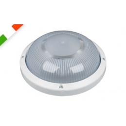 faeg 24155 plafoniera ip65 230v e27 massima potenza  75w biancha fg 24155