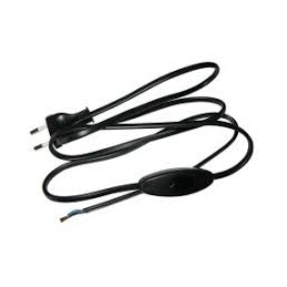 75 cablato con spina e interruttore  2 metri bianco fg 24121